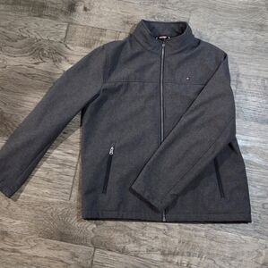 Tommy Hilfiger Charcoal Gray Jacket Mens